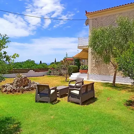 Moriana Stone Villa, Panoramic View And Garden Lakíthra