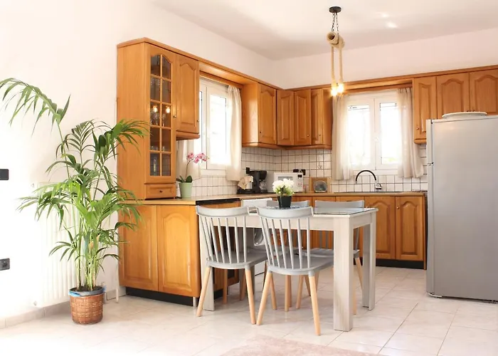 Villa Moriana Stone Villa, Panoramic View And Garden Lakíthra